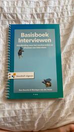 Monique van der Hulst - Basisboek Interviewen, Ophalen of Verzenden, Zo goed als nieuw, Monique van der Hulst; Ben Baarda