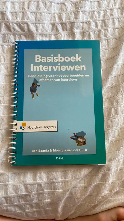 Monique van der Hulst - Basisboek Interviewen, Boeken, Wetenschap, Zo goed als nieuw, Ophalen of Verzenden