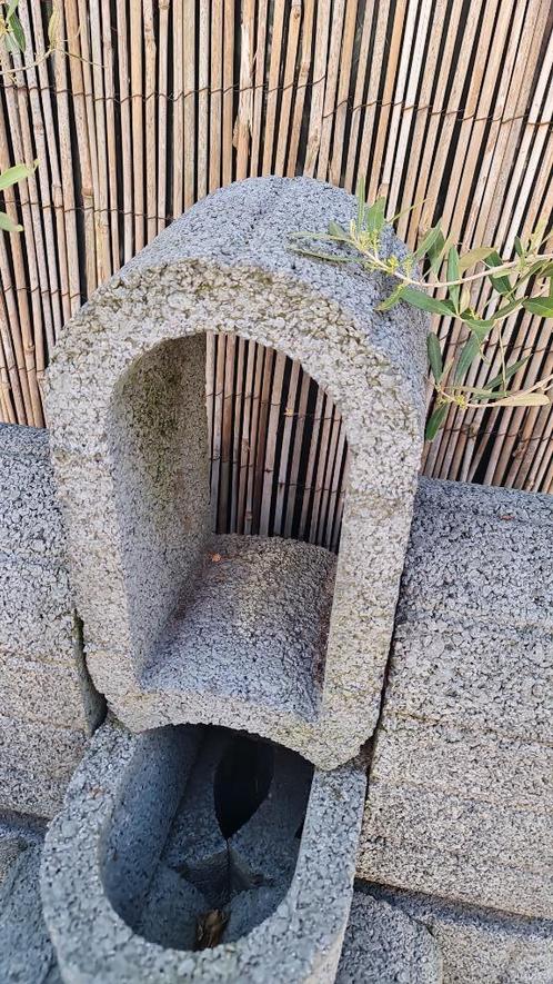 bloembak 24 stuks, Tuin en Terras, Bloembakken en Plantenbakken, Gebruikt, Minder dan 30 cm, Minder dan 60 cm, Rond, Ophalen