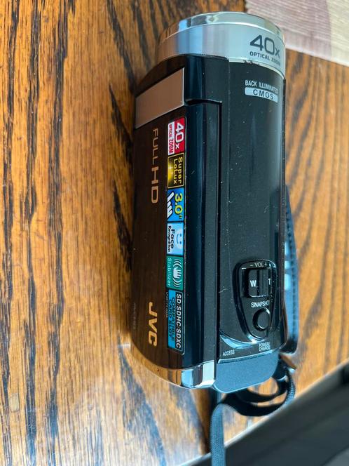 JVC Full HD Videocamera 40x Zoom, Audio, Tv en Foto, Videocamera's Digitaal, Zo goed als nieuw, Camera, Geheugenkaart, JVC, 20x of meer