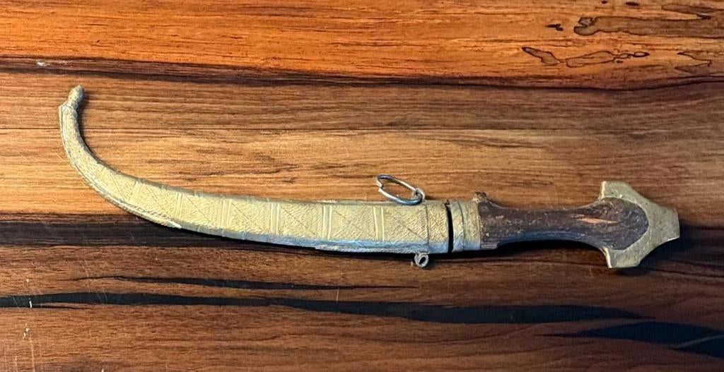 ️ Traditionele Arabische Dolk – Jambiya / Khanjar, Antiek en Kunst, Antiek | Bestek, Ophalen of Verzenden