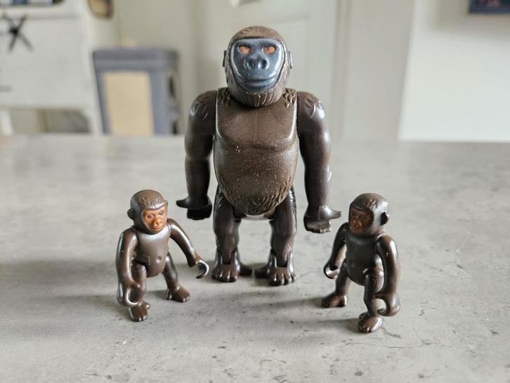 Playmobil Gorilla Familie, Kinderen en Baby's, Speelgoed | Poppen, Zo goed als nieuw, Overige typen, Ophalen of Verzenden
