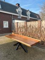 Suar Boomstamtafel 250cm ( voor binnen en buiten ), Vijf personen of meer, Rechthoekig, Overige houtsoorten, Nieuw