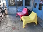 IKEA VAGO plastic tuinstoelen 2x, Tuin en Terras, Tuinsets en Loungesets, Kunststof, Gebruikt, Stoel, Tuinset