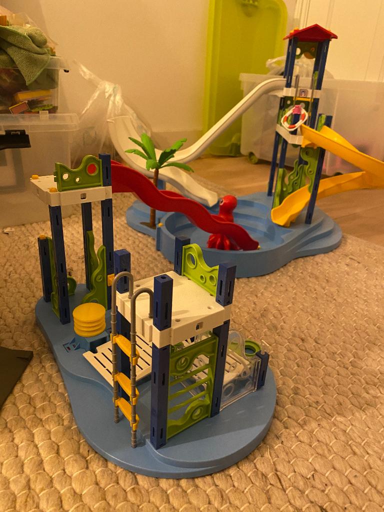 playmobil zwembad 6670 en 6669, Kinderen en Baby's, Speelgoed | Playmobil, Ophalen, Gebruikt, Complete set
