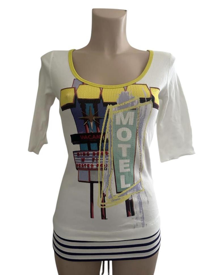 Marc Cain shirt S, Kleding | Dames, T-shirts, Zo goed als nieuw, Wit, Korte mouw, Ophalen of Verzenden