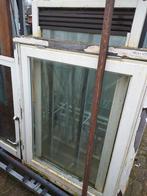 Kozijn met raam, dubbel glas en uitzetter, Ophalen of Verzenden, Hout, Raamkozijn