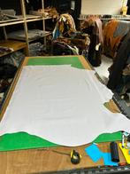 Licht roze kleur leer lap DN9, Leer of Kunstleer, Nieuw, Ophalen of Verzenden, 30 tot 120 cm