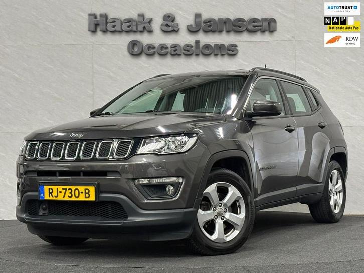 Jeep Compass 1.4 MultiAir Longitude Cruisecontrol Trekhaak A, Auto's, Jeep, Bedrijf, Te koop, Compass, ABS, Achteruitrijcamera