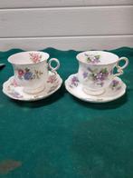 kop en schotel royal ascot, Antiek en Kunst, Antiek | Servies los, Ophalen of Verzenden