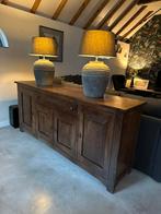 Notenhouten dressoir sidetable opbergkast, Huis en Inrichting, Ophalen, Zo goed als nieuw, 25 tot 50 cm