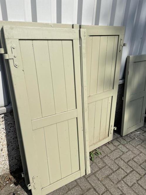 Prachtset van 15 massief meranti raamluiken, Doe-het-zelf en Verbouw, Deuren en Horren, Zo goed als nieuw, Overige typen, Hout