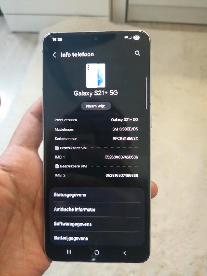 Samsung galaxy s21+ 5g 128GB grijs/grey, Telecommunicatie, Mobiele telefoons | Overige merken, Zo goed als nieuw, Zonder abonnement