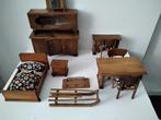 Antieke poppenhuis meubeltjes, Ophalen of Verzenden, Gebruikt, Poppenhuis