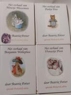 4 x Beatrix Potter boekjes Miezemuis Plooi Wollepluis Poeki, Ophalen, Zo goed als nieuw, Beatrix Potter, Sprookjes