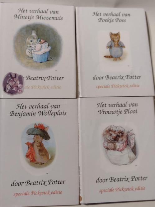 4 x Beatrix Potter boekjes Miezemuis Plooi Wollepluis Poeki, Boeken, Kinderboeken | Jeugd | onder 10 jaar, Zo goed als nieuw, Sprookjes