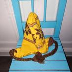 Grappige chocomel muts met vlechten, Ophalen, Zo goed als nieuw, Overige maten, Muts