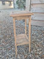 Eiken planten tafeltje, Huis en Inrichting, Woonaccessoires | Zuilen en Pilaren, Ophalen of Verzenden