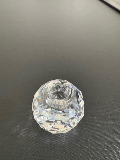 Swarovski kaarsenhouder in originele doosje, Verzamelen, Swarovski, Zo goed als nieuw, Ophalen