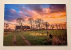 Landschapfoto op alu-dibond 40x60cm incl. ophanging, Ophalen of Verzenden, Zo goed als nieuw, Print