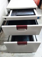 3 Stalen bureaulades, Huis en Inrichting, Kasten | Ladekasten, Gebruikt, 3 of 4 laden, Minder dan 100 cm, 25 tot 50 cm