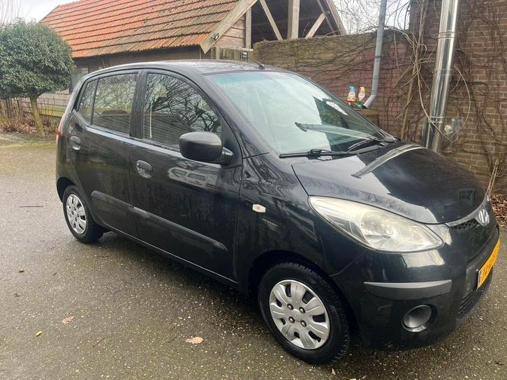 Hyundai i10 1.1 I 5DR 2010 Zwart, Auto's, Hyundai, Particulier, i10, Benzine, Euro 4, B, Hatchback, Handgeschakeld, Origineel Nederlands