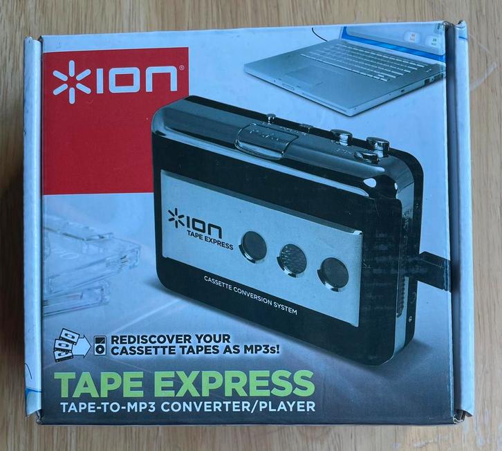 ION Audio TAPE EXPRESS, Audio, Tv en Foto, Walkmans, Discmans en Minidiscspelers, Minidisc-recorder, Ophalen of Verzenden