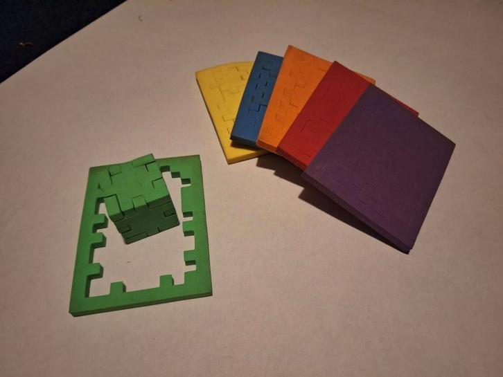 Happy Cubes Puzzel, Kinderen en Baby's, Speelgoed | Kinderpuzzels, Gebruikt, 4 tot 6 jaar, Minder dan 10 stukjes, Ophalen