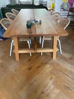 IKEA MÖCKELBY Eettafel - Eiken - 235x100 cm, Huis en Inrichting, Tafels | Eettafels, Ophalen, Gebruikt, Eikenhout, 200 cm of meer
