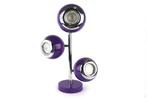 Lamp met 3 bollen paars, Huis en Inrichting, Lampen | Hanglampen, Minder dan 50 cm, Gebruikt, Ophalen of Verzenden, Metaal