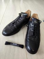 Van Bommel, sneakers, zwart gladleer., Ophalen of Verzenden, Zo goed als nieuw, Zwart