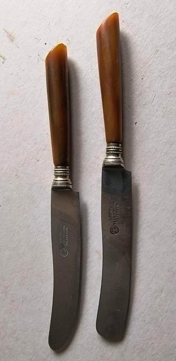 Twee messen gebroeders Stroink Hilversum art deco jaren 20 beschikbaar voor biedingen