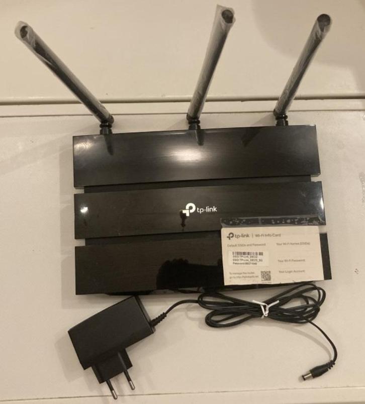 TP Link AC1750 - Router-modem, Computers en Software, Routers en Modems, Gebruikt, Router met modem, Ophalen of Verzenden