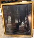 Oude Schilderij Lijst, Ophalen of Verzenden, Gebruikt, Hout, 50 tot 75 cm