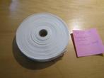 Rol met wit knoopsgaten elastiek Nieuw., Ophalen, Nieuw, Lint, Band of Elastiek