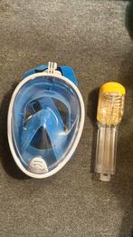 Volgelaats snorkelmasker met camera mount, Ophalen of Verzenden, Zo goed als nieuw, Duikbril of Snorkel