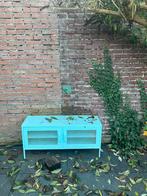 Blauw metalen kastje – industrieel design, Huis en Inrichting, Kasten | Lockerkasten, Ophalen, Gebruikt