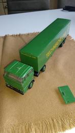 DAF combinatie Technische Unie, Hobby en Vrije tijd, Modelauto's | 1:50, Ophalen of Verzenden, Gebruikt, Bus of Vrachtwagen, Tekno