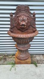 Groot gietijzeren wandornament leeuwenkop en meer tekoop, Ophalen of Verzenden, Gebruikt