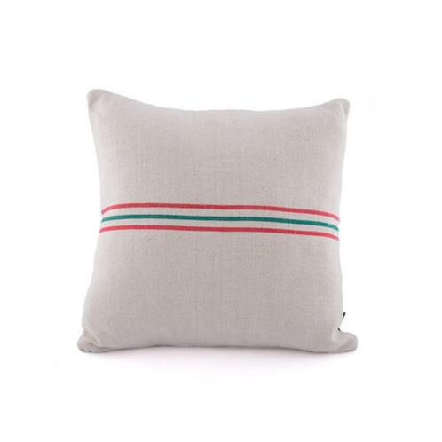 kussenhoesjes van vintage graanzakstof 40x40cm, Huis en Inrichting, Woonaccessoires | Kussens, Zo goed als nieuw, Vierkant, Ophalen of Verzenden