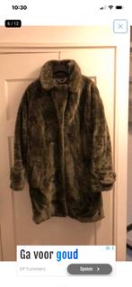 Giacomo Fake Fur Bontjas valt als maat M - Stijlvol en Warm!, Ophalen of Verzenden, Zo goed als nieuw, Maat 38/40 (M), Groen