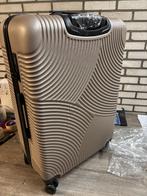 Champagne kleur koffer Groot, Wieltjes, Hard kunststof, 45 tot 55 cm, Ophalen of Verzenden