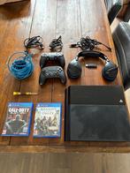 Playstation 4 (inclusief 2 controllers, 2 games & headset), Ophalen, Met 2 controllers, Original, 500 GB
