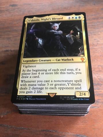 Mtg commander deck Y’shtola final fantasy beschikbaar voor biedingen