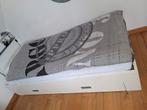 Bed met 2 lades 1 persoons izgs 200 90 cm, Huis en Inrichting, Ophalen, 90 cm, Eenpersoons, Wit