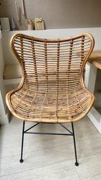 Rotan fauteuil - zo goed als nieuw!, Ophalen, Minder dan 75 cm, Zo goed als nieuw, 75 tot 100 cm