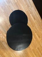 2 Ronde Salontafels - Nesting Tafels, Huis en Inrichting, Tafels | Bijzettafels, Minder dan 45 cm, Minder dan 55 cm, Rond, Ophalen of Verzenden