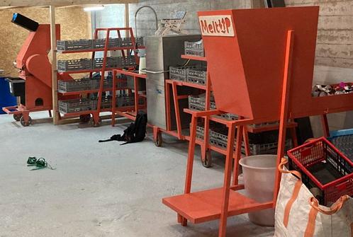 Recycling straat. Shredder, sorteerstraat en wasstraat, Doe-het-zelf en Verbouw, Gereedschap | Overige machines, Gebruikt, Ophalen