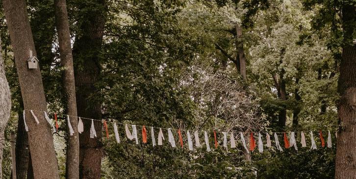 Decoratie bruiloft, Hobby en Vrije tijd, Feestartikelen, Zo goed als nieuw, Versiering, Geboorte of Huwelijk, Ophalen