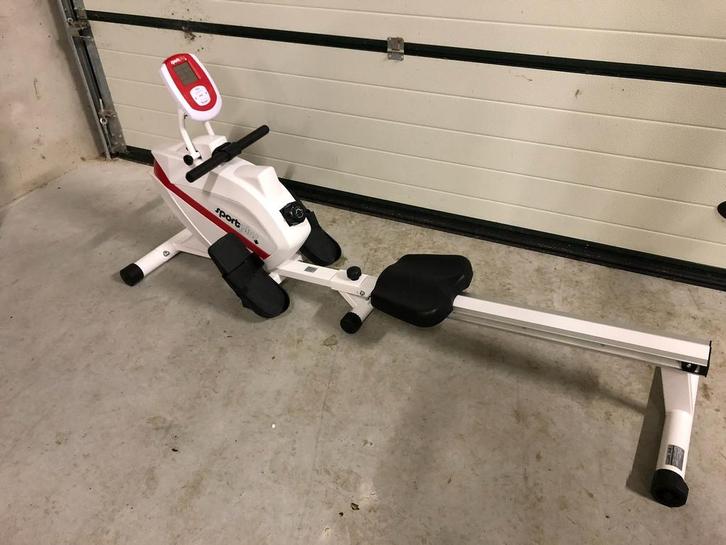 Net uit de doos: Roeitrainer met wieltjes en inklapbaar, Sport en Fitness, Fitnessmaterialen, Nieuw, Overige typen, Armen, Benen
